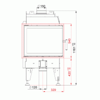 Wkład kominkowy powietrzny
BeF Therm 7 CP/CL